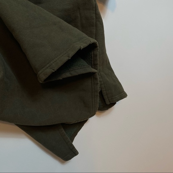 Haker Green long sleeve street oversized sweater sweatshirt minidress U-408 - Picture 10 of 14